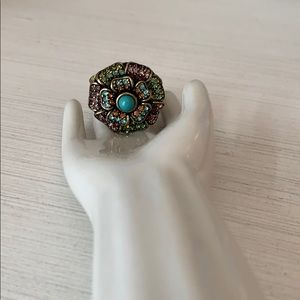 Heidi Daus Flower ring Size 8